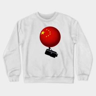 Chinese Spy Balloon shoot down ballon surveillance Crewneck Sweatshirt